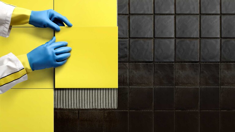 High performance tile adhesive High performance tile adhesive